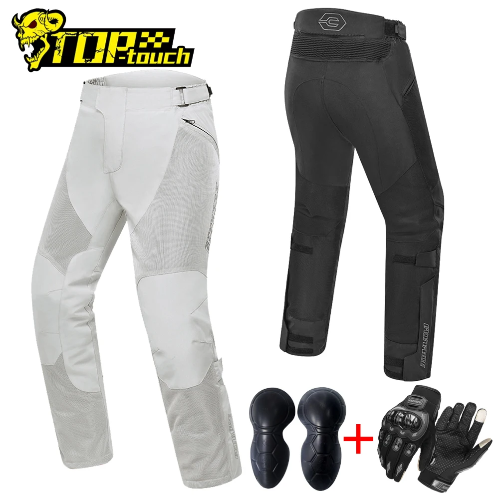 

Men's Motorcycle Pants Wear-Resistant Outdoor Motocross Riding Pants With Protective Gear Motorbike Pants Warm Windproof M-3XL