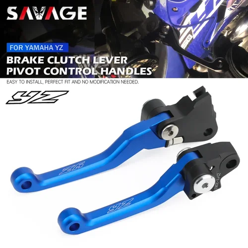 Imagen 1 del producto Para YAMAHA YZ 80 85 65 125 250 450 426 F X FX palanca de embrague de freno pivotante para motocicleta manijas de moto de cross YZ125X YZ450F YZ250F YZ250X
