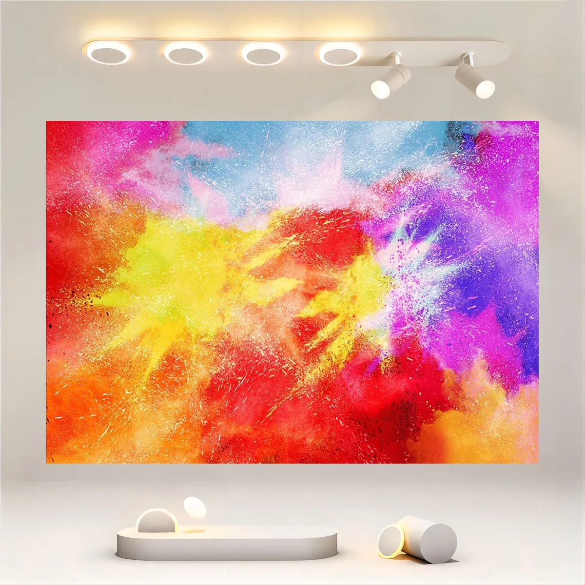 Painting Art Background Color Oil Painting Photography Background Happy Birthday Theme Party Photography Pavilion