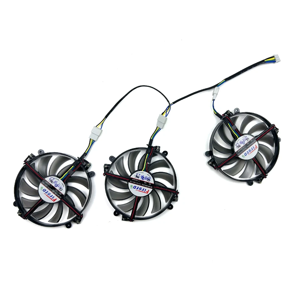 Wentylator chłodzący 4pin FD7010H12D GTX1070TI GPU FAN dla SOYO PNY GTX1070TI 1080 XLR8 wentylatory karty graficznej dla graczy