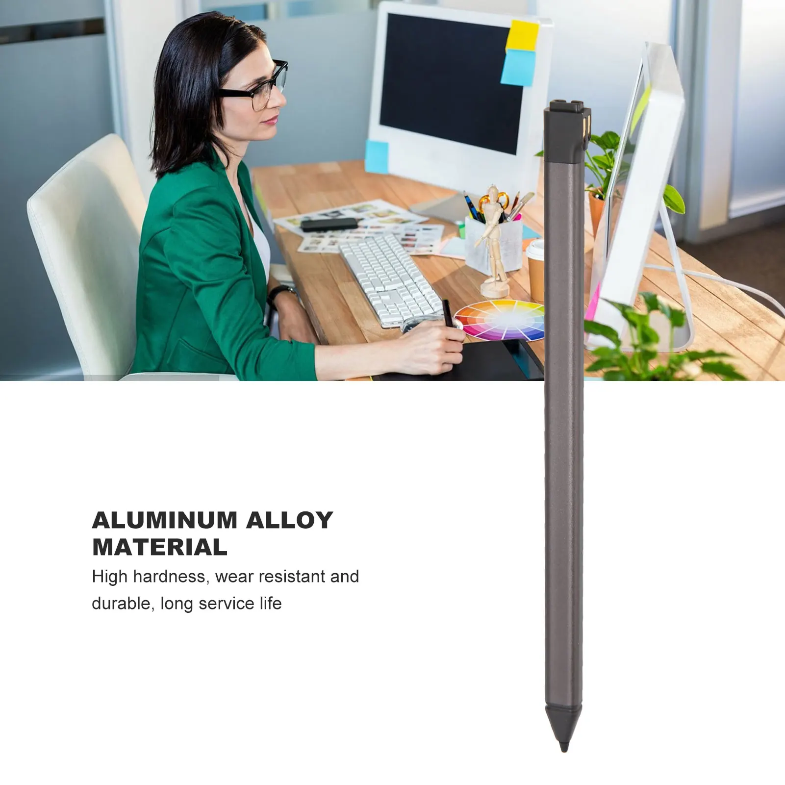 

Digital Pen Pen for ASUS PEN SA301H 4096 Pressure Sensitivity 2 Customizable Buttons Digital Pen Tablet Dark Gray