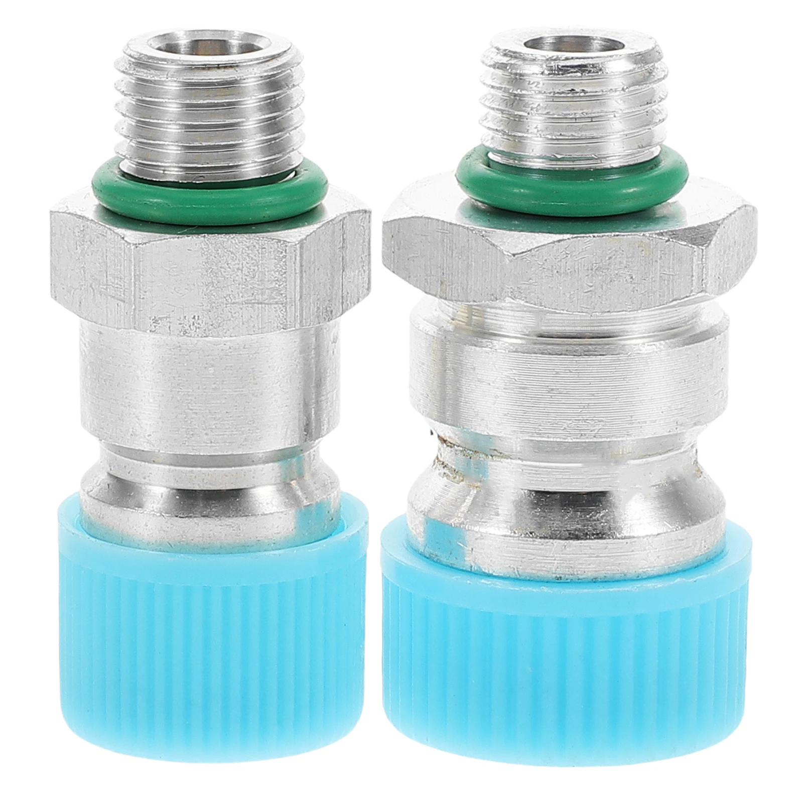 

2pcs Valve Core Seat Cap for Car Durable Material Easy Installation Universal Fitment Automotive Air Conditioning Accessories