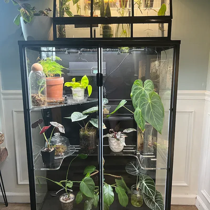 9mm Thickness Indoor Greenhouse Acrylic Shelf for Rudsta Wide Custom Greenhouse Cabinets Shelves Flowers Storage Rack Display