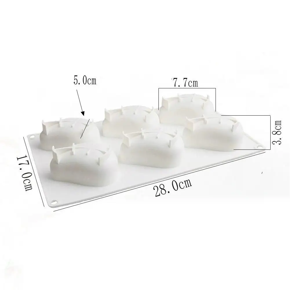 3D Fruit Shape Mango Lemon Silicone Mold for Baking Pastry Chocolate Candy Pudding Ice Cream Dessert Jelly Candle Soap Cake Tool - view 6