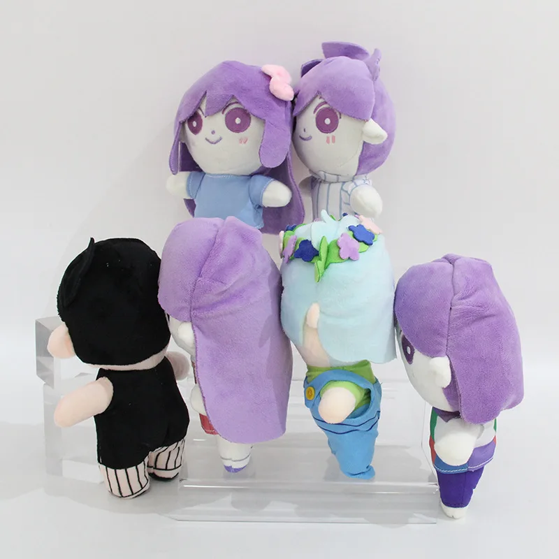 Anime OMORI peluche poupée oreiller en peluche jouet ensoleillé peluche jouets mignon Omori Cosplay accessoires Merch pour enfant cadeau d'anniversaire de noël