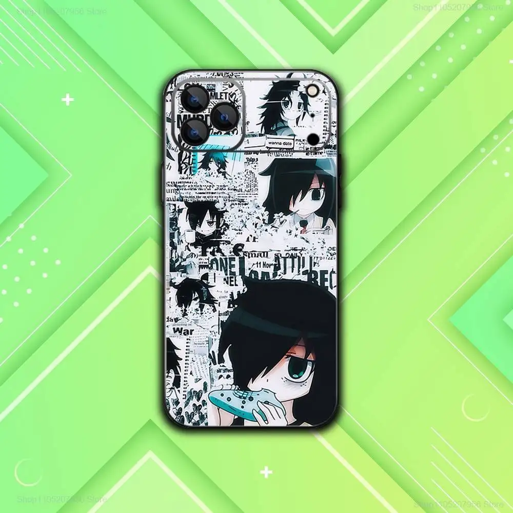 T-Tomoko K-Kurokis Cartoon Phone Case For iPhone 17,16,15,14,13,12,11,Plus,E,Air,Pro,Max,Mini Black Cover