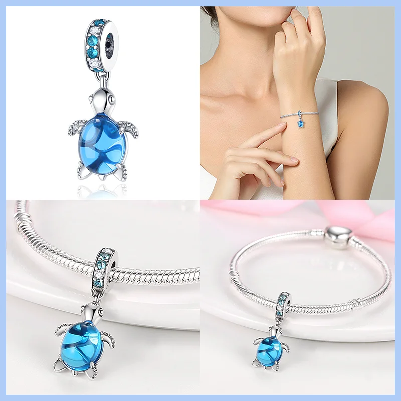 925 Sterling Zilveren Lichtgevende Vuurvlieg Schildpad Reizen Charm Kralen Geschikt Voor Pandora Originele Armband Diy Prachtige Sieraden Cadeau