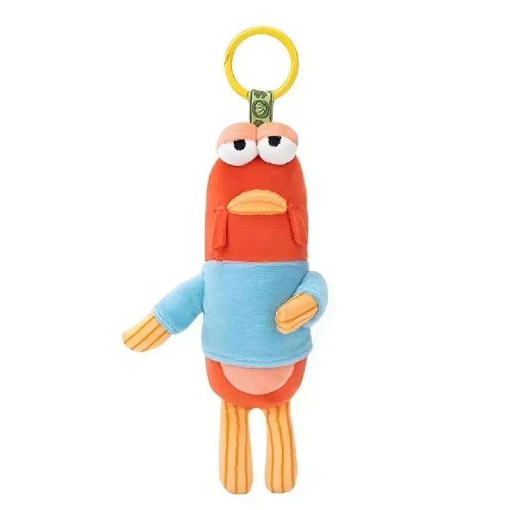 Potdemiel Bikini Bottom Resident Plüschfigur Schlüsselanhänger Taschenanhänger Dekoration Plüsch-Schlüsselanhänger Spielzeug