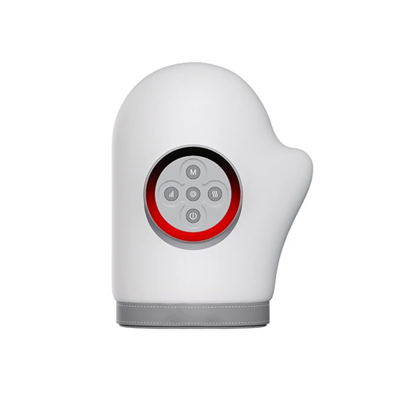 Massageador de mão para alívio do túnel carpo, compressão de calor, vibração, rolos de amassar, pulso, dedo, luvas de massagem portáteis