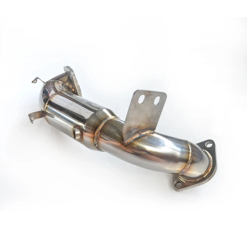 The stainless steel exhaust downpipe used in the competition is suitable for the exhaust system of Kia Stinger 2.0T 2017-2023