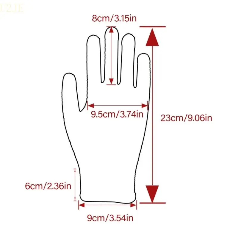 U2JE Heat Resistant Mitts for Baking & Grilling with Easy to Clean Silicone Surfaces
