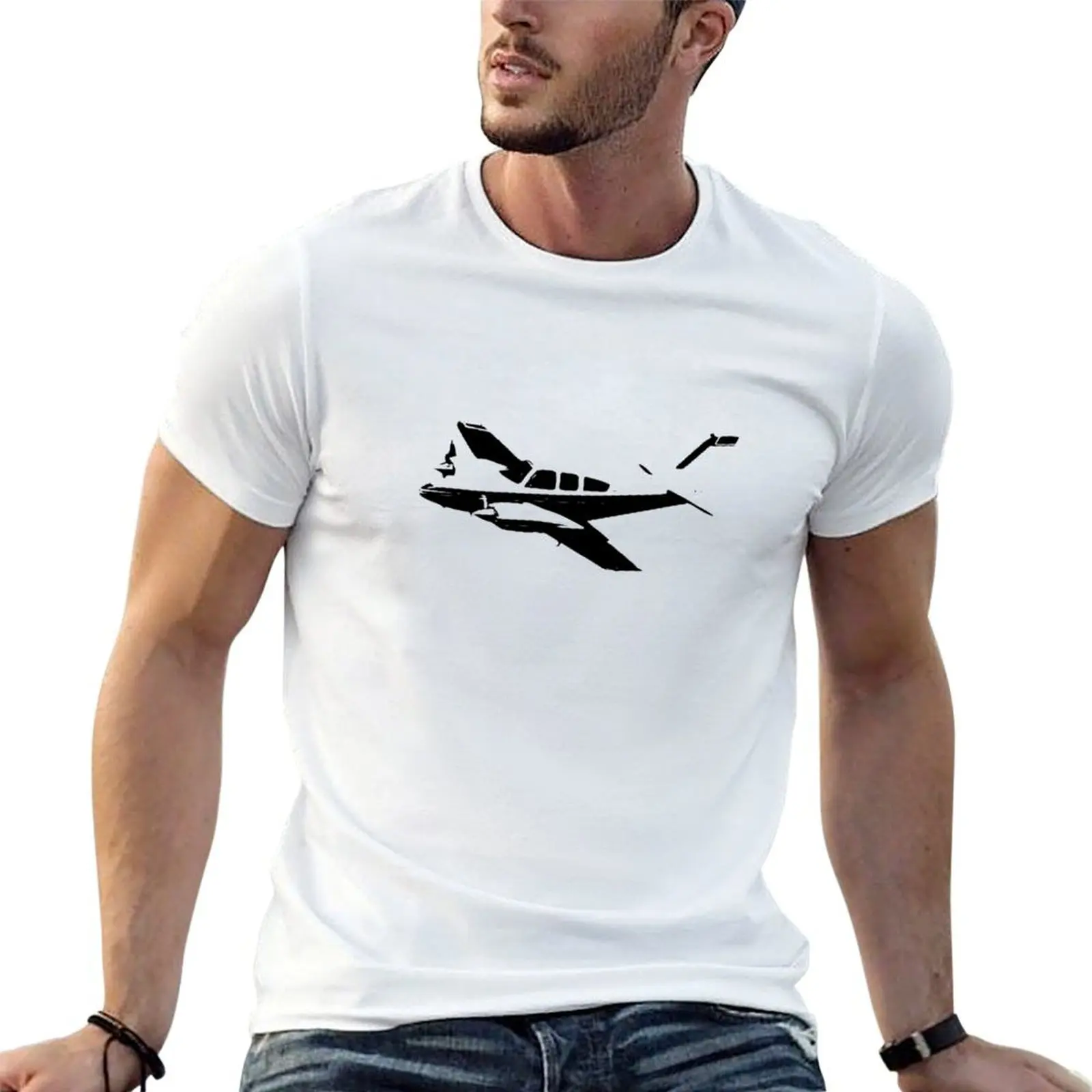 

Beechcraft Baron 55 T-Shirt t shirt men 100% cotton luxury brand man tshirt anime t shirts oversize T-shirt