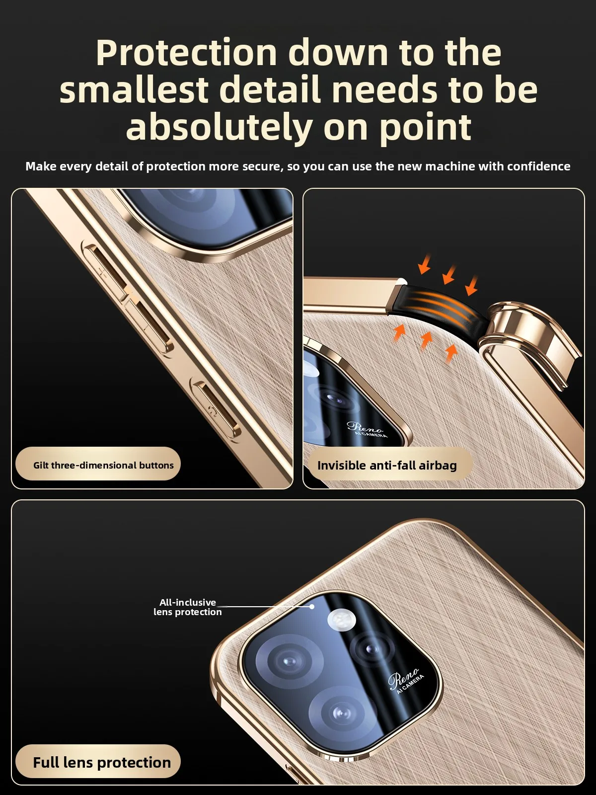 【تغطية كاملة للعدسة】حافظة هاتف Reno15 Pro الجديدة Reno14 Pro Premium Feel لهاتف Reno15 14 حافظة ناعمة من السيليكون رفيعة للغاية