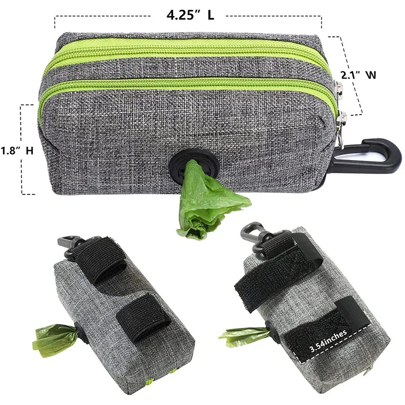 Soporte para bolsa de caca de perro, accesorio para correa, Mini herramienta de limpieza para perros, bolsa de basura de viaje, dispensador de