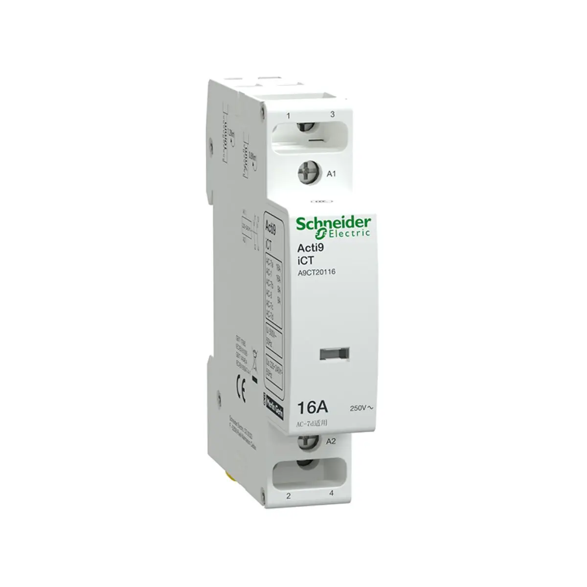 

Контактор ACTI 9 iCT 2NO 230-240В 16А A9CT20116