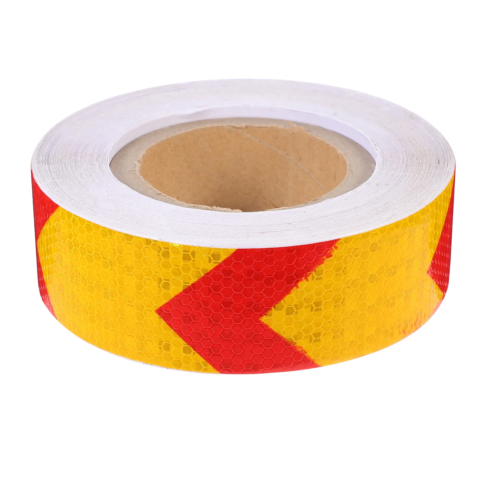 1 rolo de fita de advertência reflexiva tira de segurança fluorescente para marcas rodoviárias de veículos instalações de transporte alta visibilidade