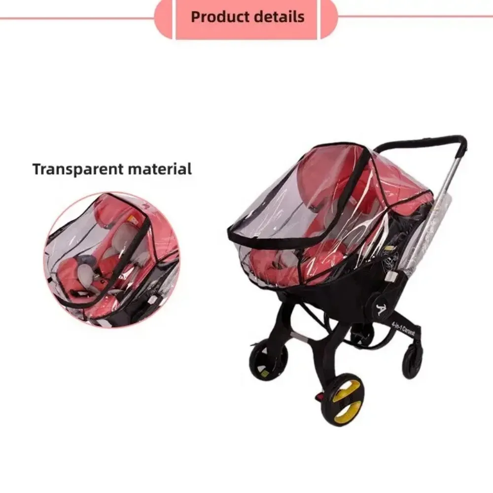 Safety Seat Baby Carriage Multi-function stroller baby 4 in 1 Customized Pram Windproof Shell Baby Safety Seat Rain Cover