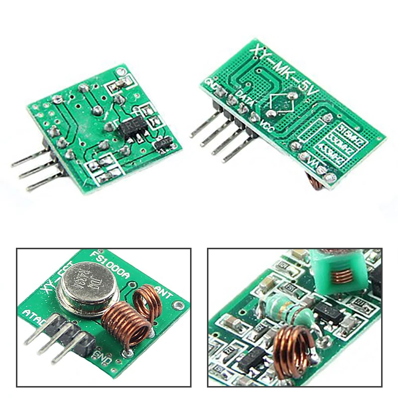 433Mhz RF Zender Ontvanger Modules Super Regeneratieve Draadloze Chip Voor Arduino/ARM/MCU WL 433Mhz zender Ontvanger Board