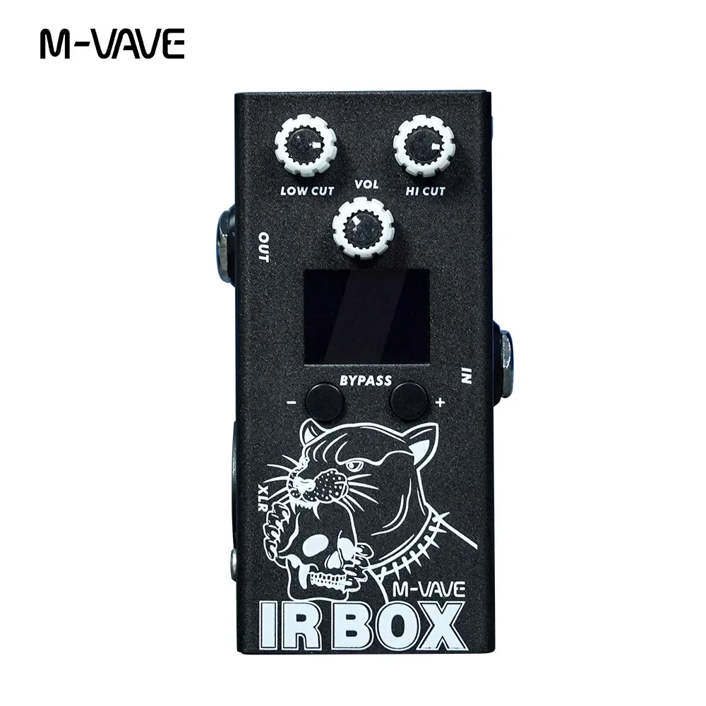 M VAVE Guitar Pedal Effectr IR BOX (Cabinet Simulator +IR Loader) Highly Restored Various Classic Speaker Box Sound support APP