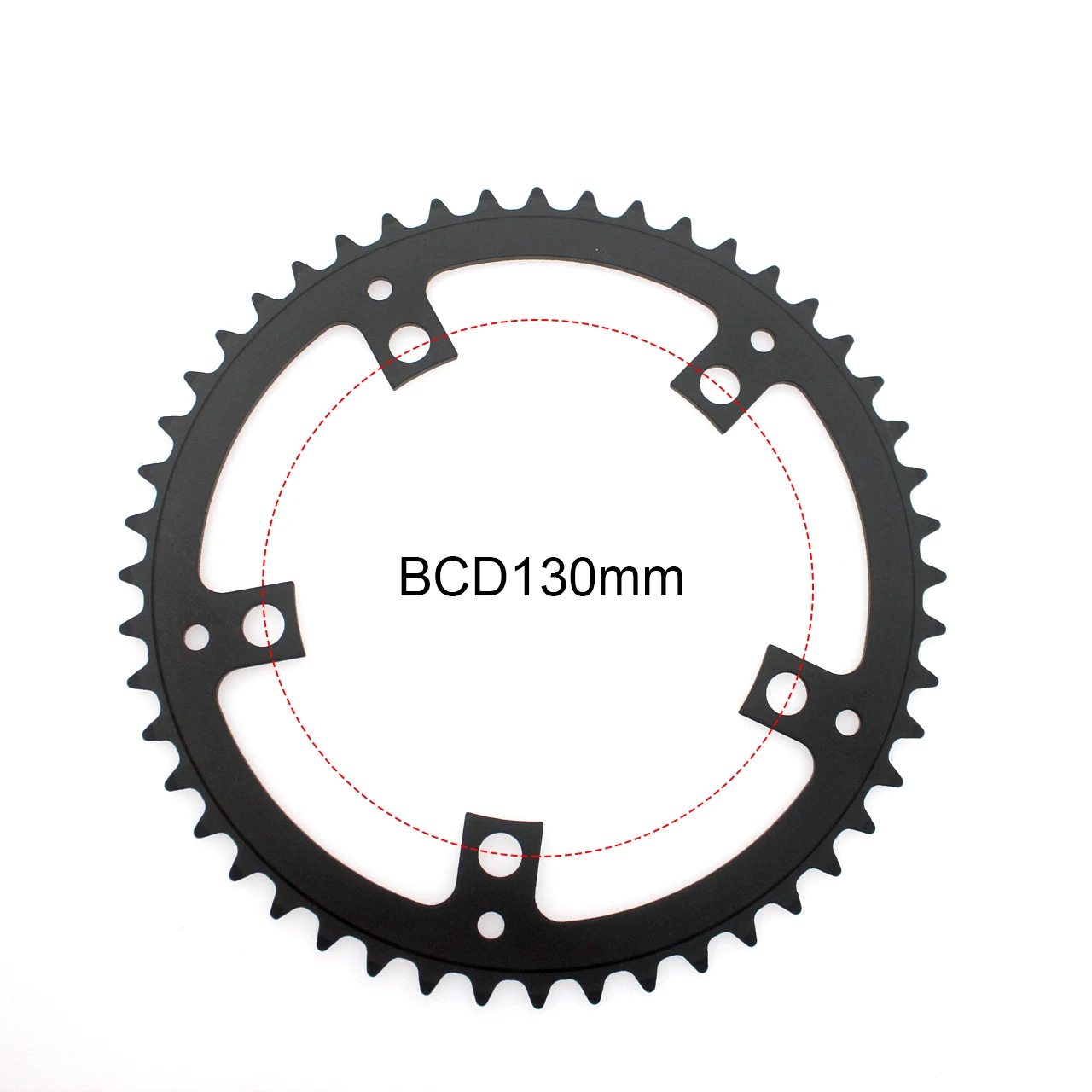 Road Bicycle Chainring 39T 44T 48T 53T 130 BCD Fixed Gear Bike Folding Bike Chain Wheel Single Bicycle Chainwheel Bike Parts