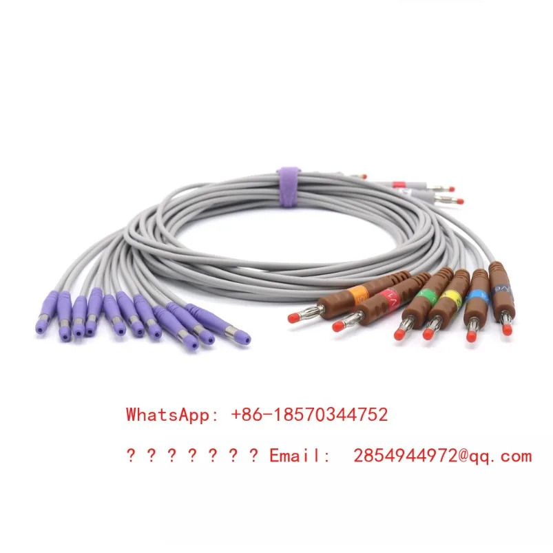401129 ECG Machine 10 Lead Splitter\ Banana Plug\ American Standard CP100 CP200