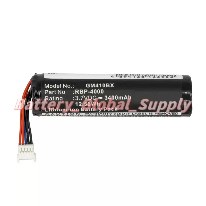 

For 128000894 RBP-4000 GM4100 RBP-GM40 scanner, battery 3.7V 3400mAh 1PCS -