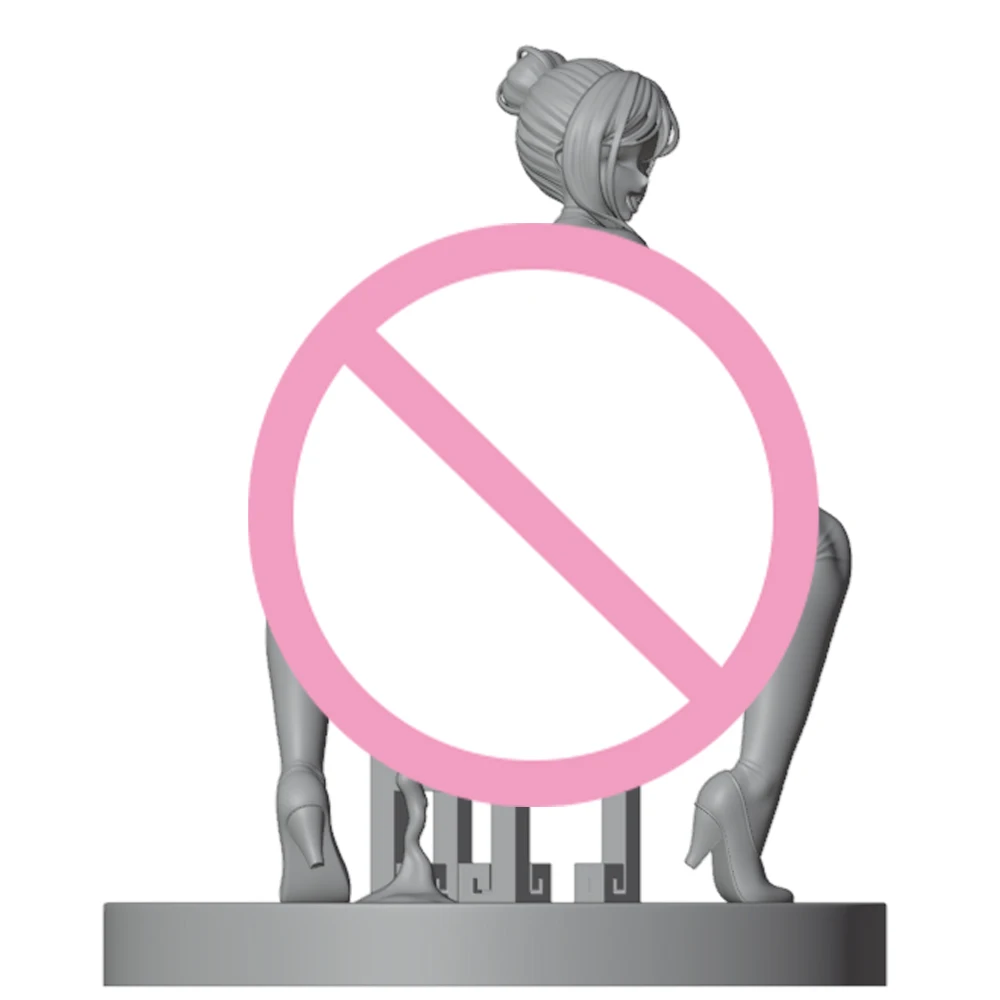 1:24 سيدة جميلة NSFW ثلاثية الأبعاد نموذج مطبوع الراتنج غير مصبوغ نموذج لجسم عدة مصغرة المرآب Gk أطقم المفككة لتقوم بها بنفسك لعبة #5