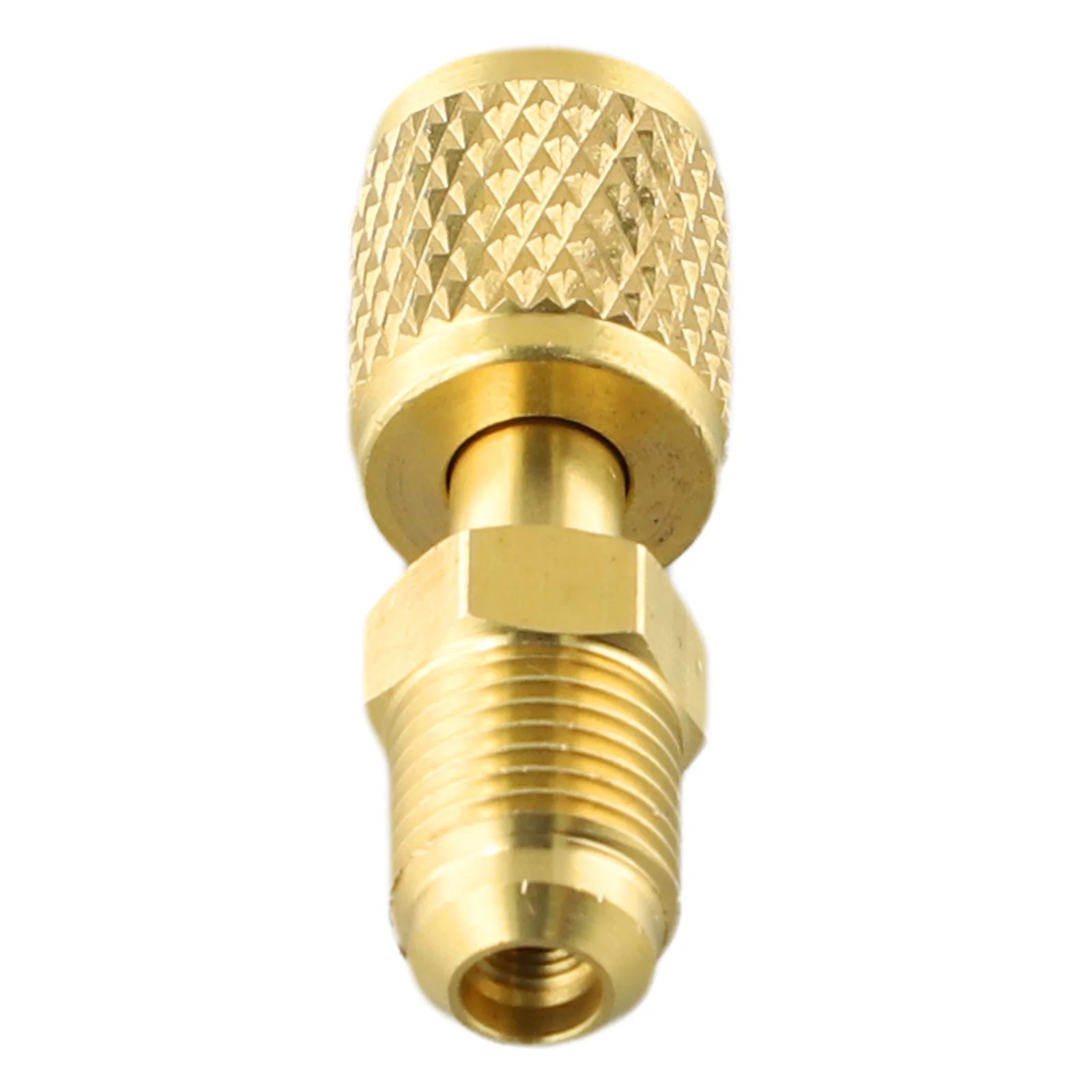 Useful New Practical Adapter Gold Anti Aging Brass Easy To Install For Air Conditioning Systems For R410 R32 R22