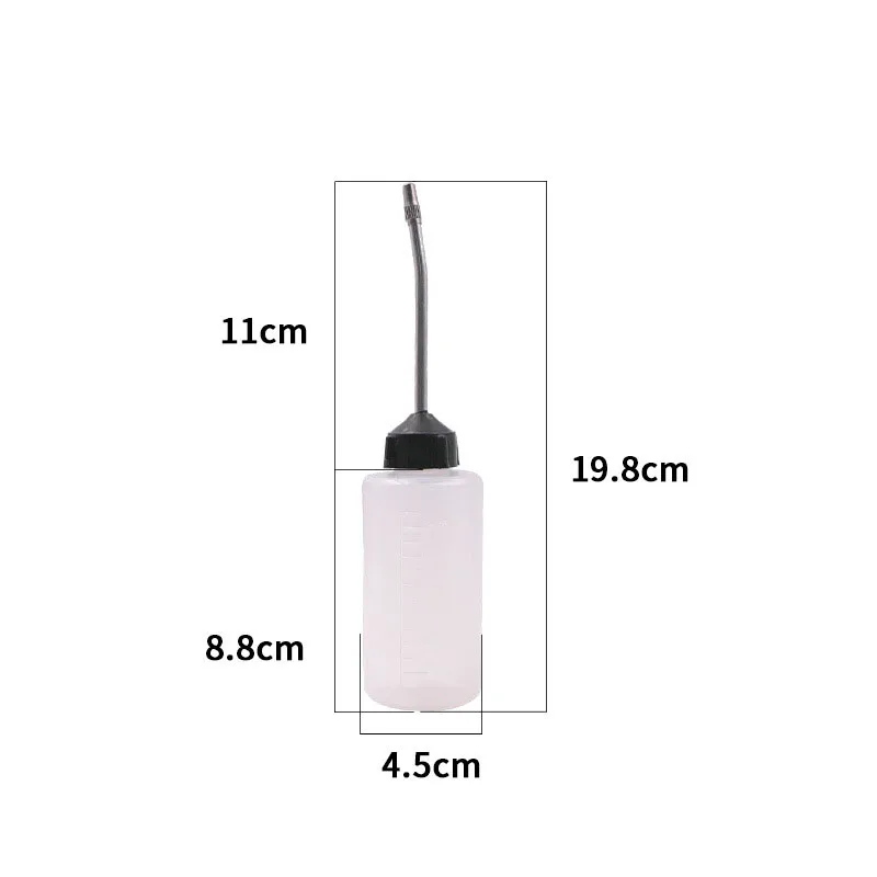 120ML Sewing Machine Oil Bottle Iron Spout with Cap Plastic Long Nozzle Storage Pot Oiler Oil Dispenser Sewing Accessories