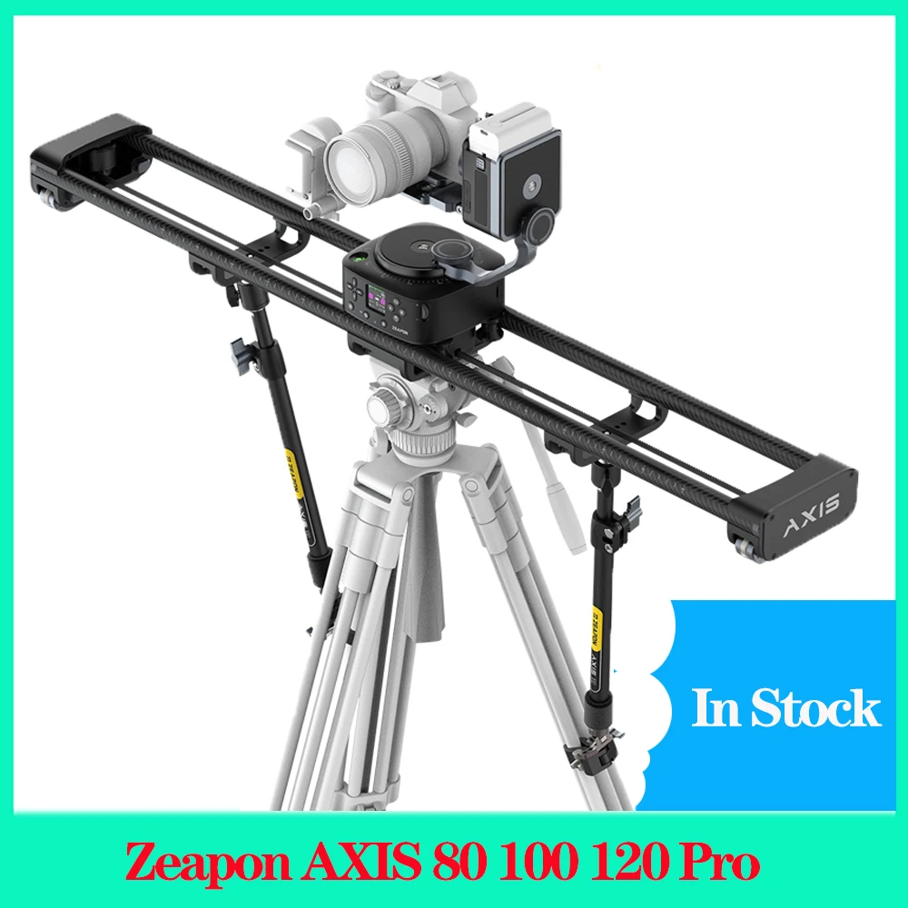 

Zeapon AXIS 80 100 120 Pro Multi-axis Motorized Slider for DSLR Camera Video Shooting Portable Rail System SS-E1 SS-E1P