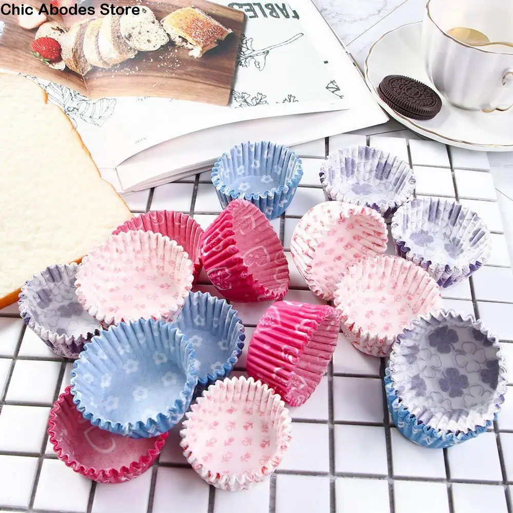 

Case Liner Colorful Cup Muffin Wrapper Party Cases 100PCS Cake Paper Baking Cupcake