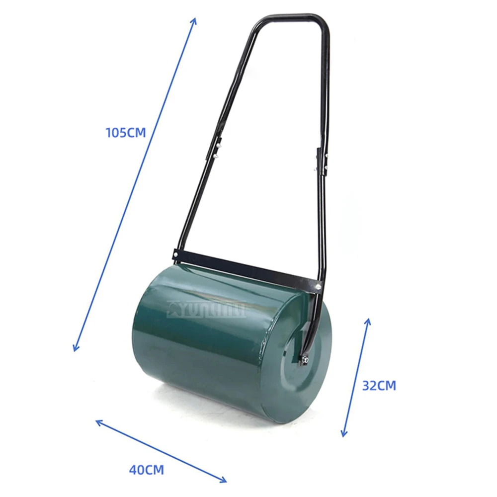 أداة طحن صغيرة سعة ضاغط العشب الأسطوانة اليد دفع طبل جزازة العشب