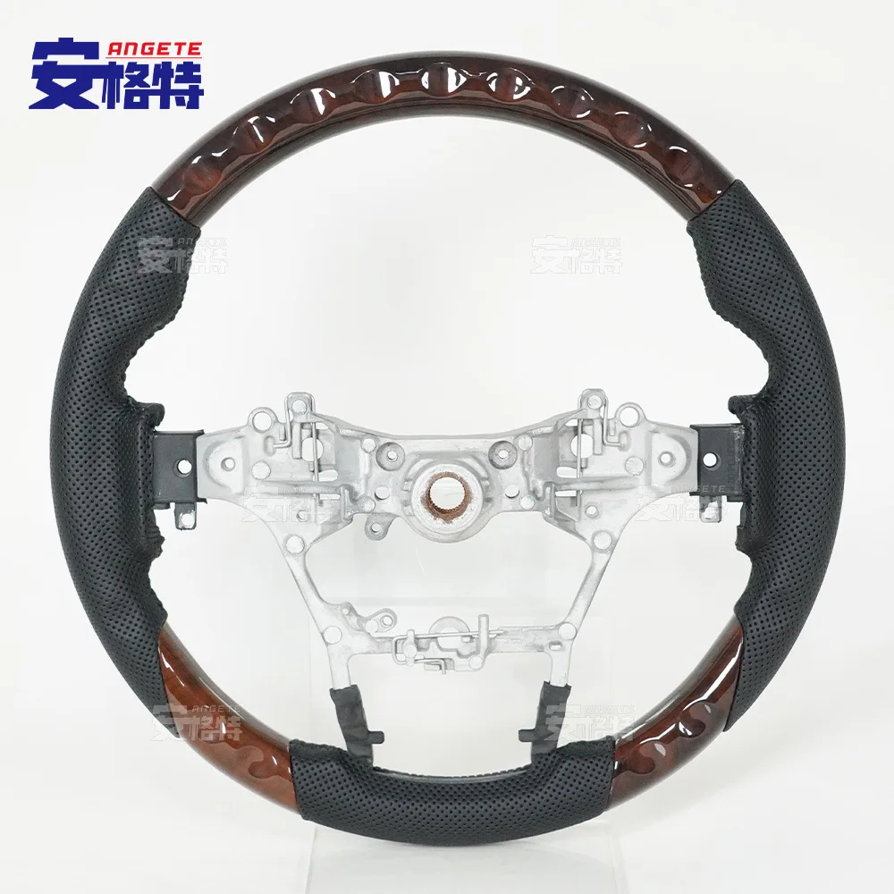 

Cross-border e-commerce hot-selling 15-22 models, Toyota Hilux Revo mahogany steering wheel three-stage