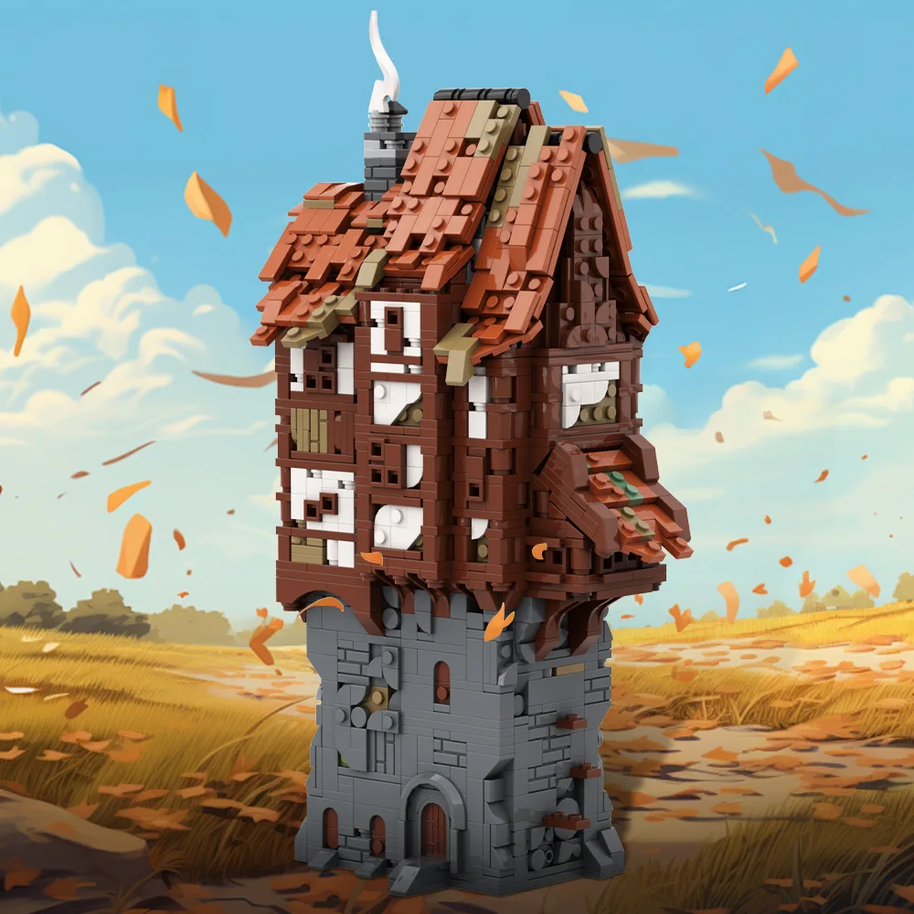 

MOC Dragon's Game Nameless Village Model Building Blocks Medieval Castle Village Architecture Bricks DIY Toys Adult Gift