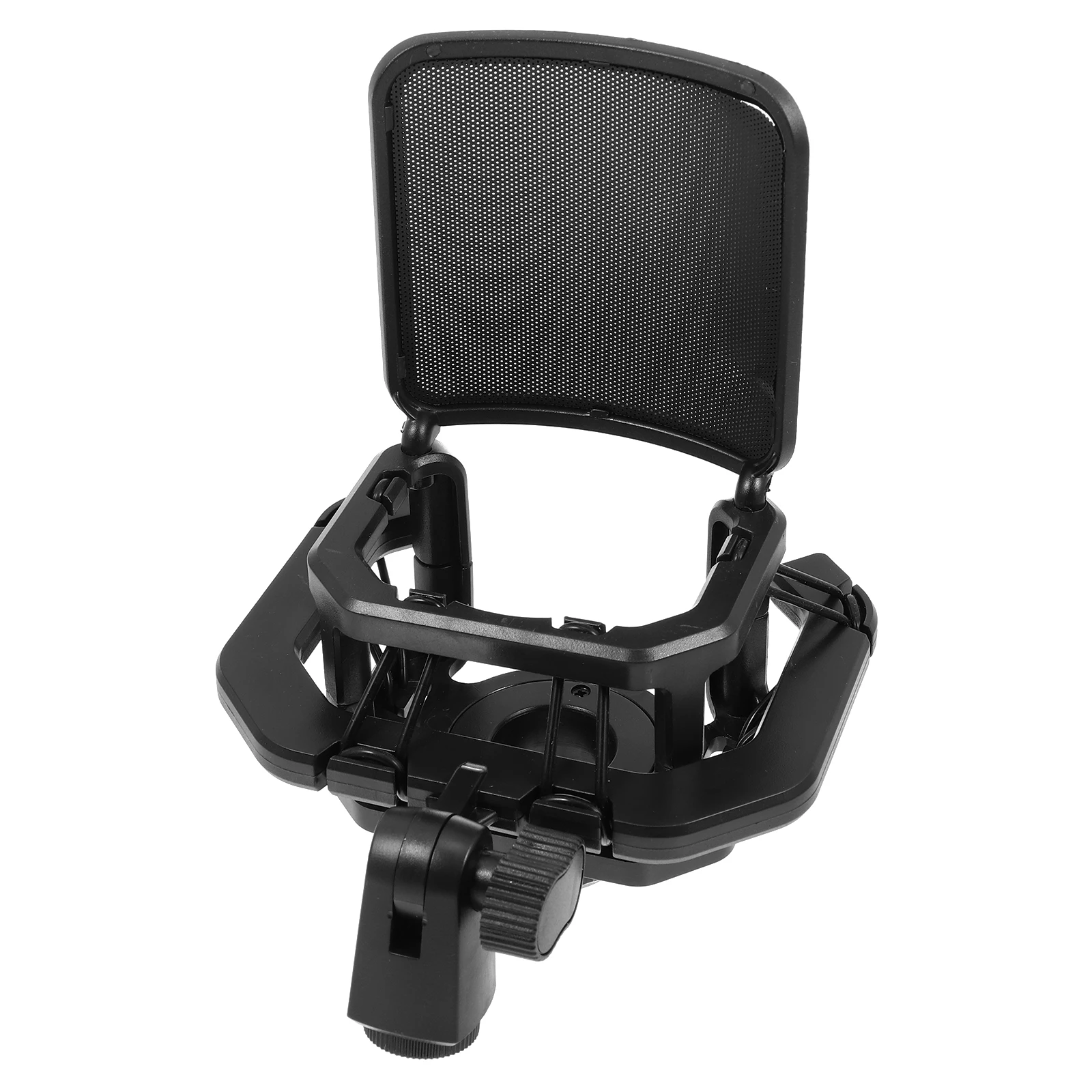

Microphone Shock Mount Holder Accessories Anti-Vibration Rack Portable Shockproof Blowout Preventer Black