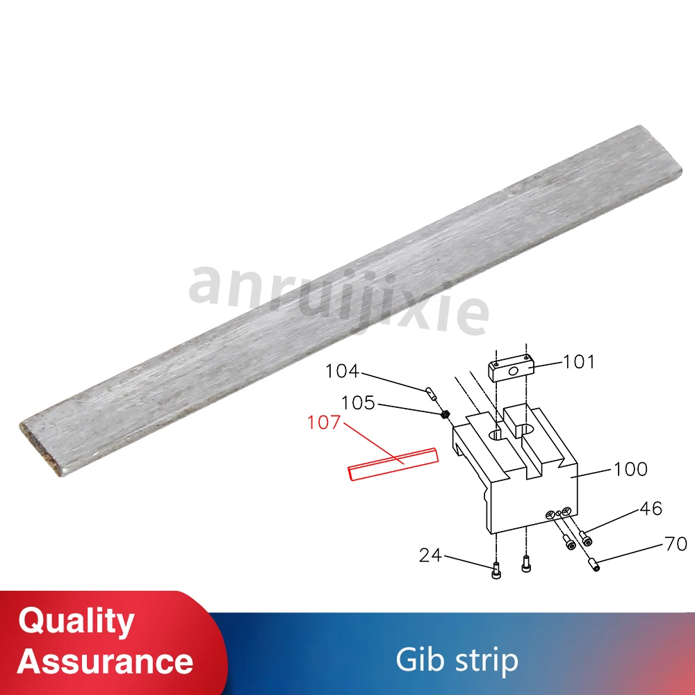 

Bed Saddle Gib Strip SIEG C1-107&M1&Grizzly M1015&Compact 7&G0937&SOGI M1-150& MS-1 Mini Lathe Spares parts