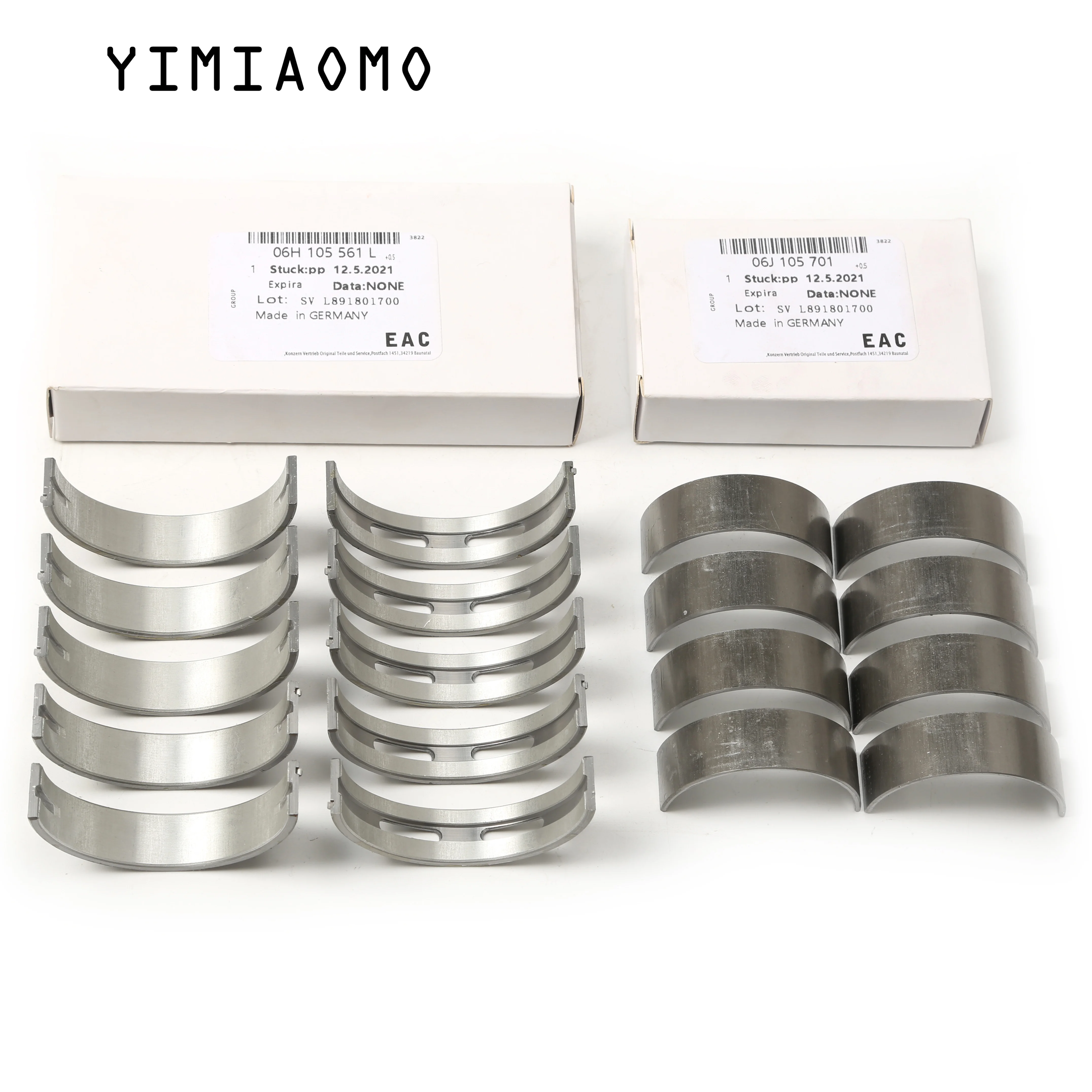 

Crankshaft And Connecting Rod Bearing Oversized 0.5MM For VW Passat Tiguan Golf for Audi A3 A4 for Skoda for Seat for Leon