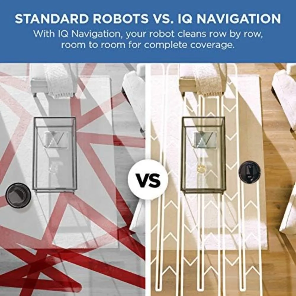 AV1010AE IQ Roboterstaubsauger mit selbstentleerender XL-Basis, beutellos, 45-Tage-Kapazität, fortschrittliche Navigation, Alexa und WLAN