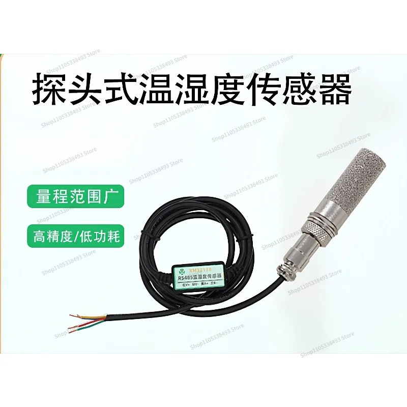 Temperature and humidity sensor RS485 module industrial transmitter high precision real-time monitor sht30 waterproof probe