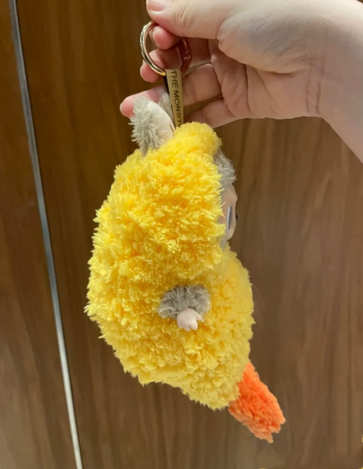 Labubu 17cm fried shrimp clothes labubu sit baby clothes tempura strange taste convenience store Merry Christmas halloween Gifts