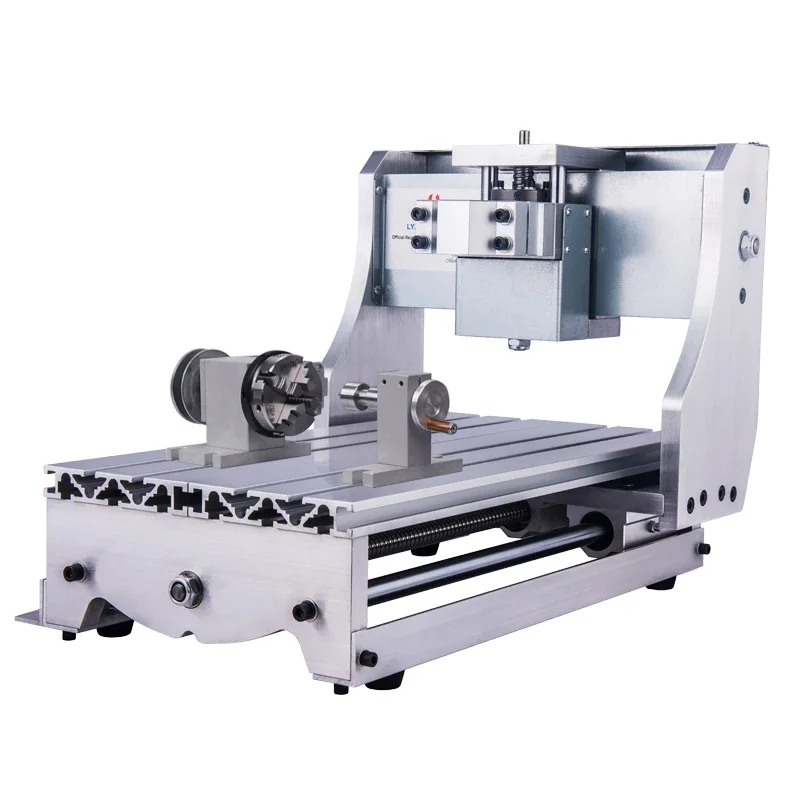 LY 3020T 3020Z 미니 CNC 기계 프레임, DIY CNC 목재 금속 밀링 조각 라우터, 3 축, 3 개, 57mm 스텝퍼 모터