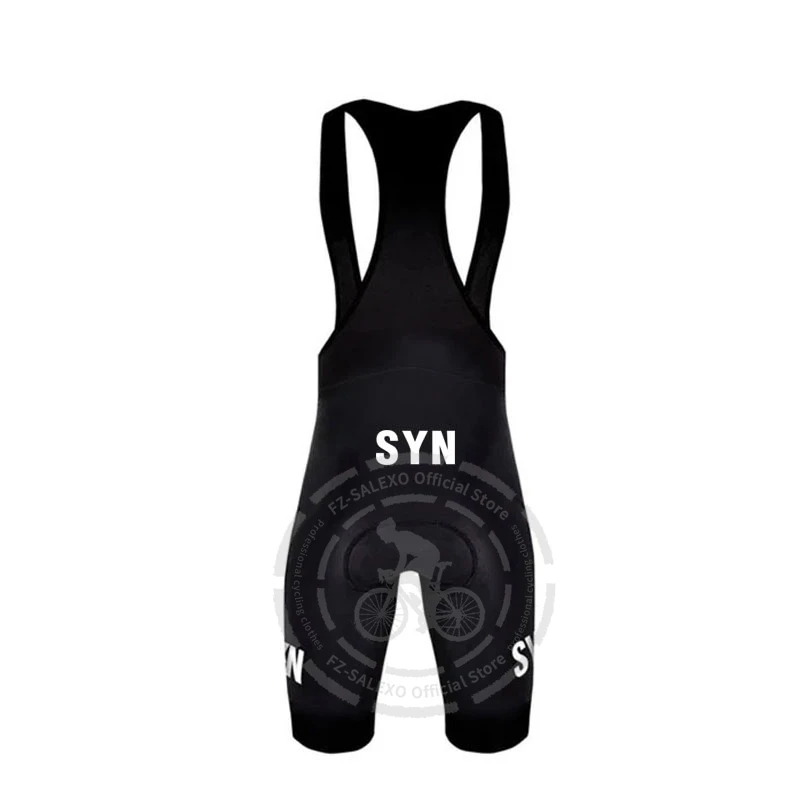 SYN Sport Team Fietskleding 2025, Zomer Ropa Ciclismo Mannen Korte Mouw Wielertrui Set Ademende MTB Bike Bib Shorts