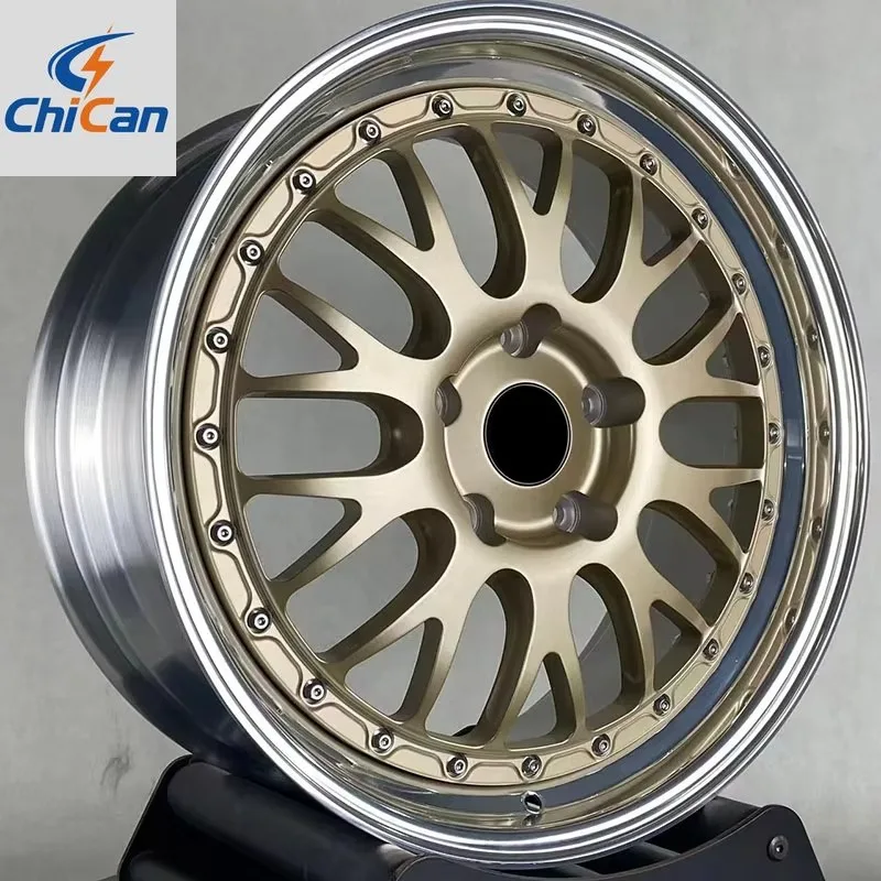 

[2026] Chican Custom Forged 2 Piece Custom Forged Wheels 5x112 5x114.3 5x120 17-22 Inch Car Alloy Rims Fit for Bmw M2 M3 M4 for