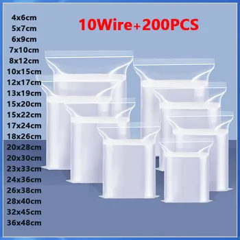 Small Zip Lock Plastic Bags Reclosable Transparent Bag Vacuum Storage Bag  Ziplock Food Storage Bags Plastic Zip Bag