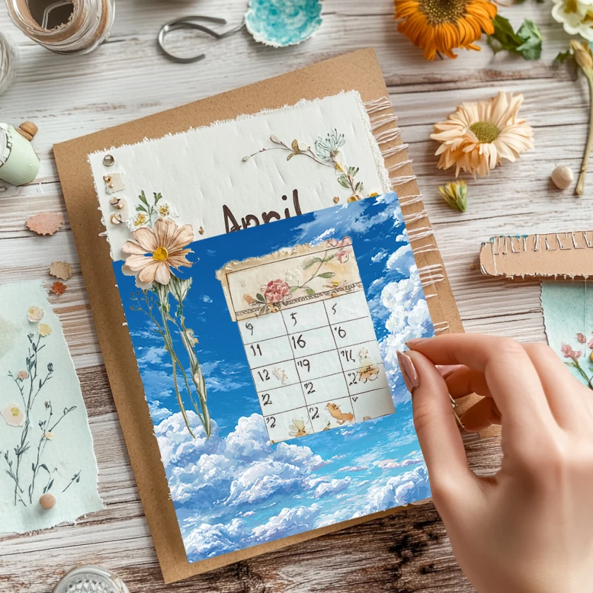 Zestaw papierów do scrapbookingu (36 arkuszy, 15x15 cm): Wzory liści w stylu bohemy do scrapbookingu, origami i dziennika w stylu boho.