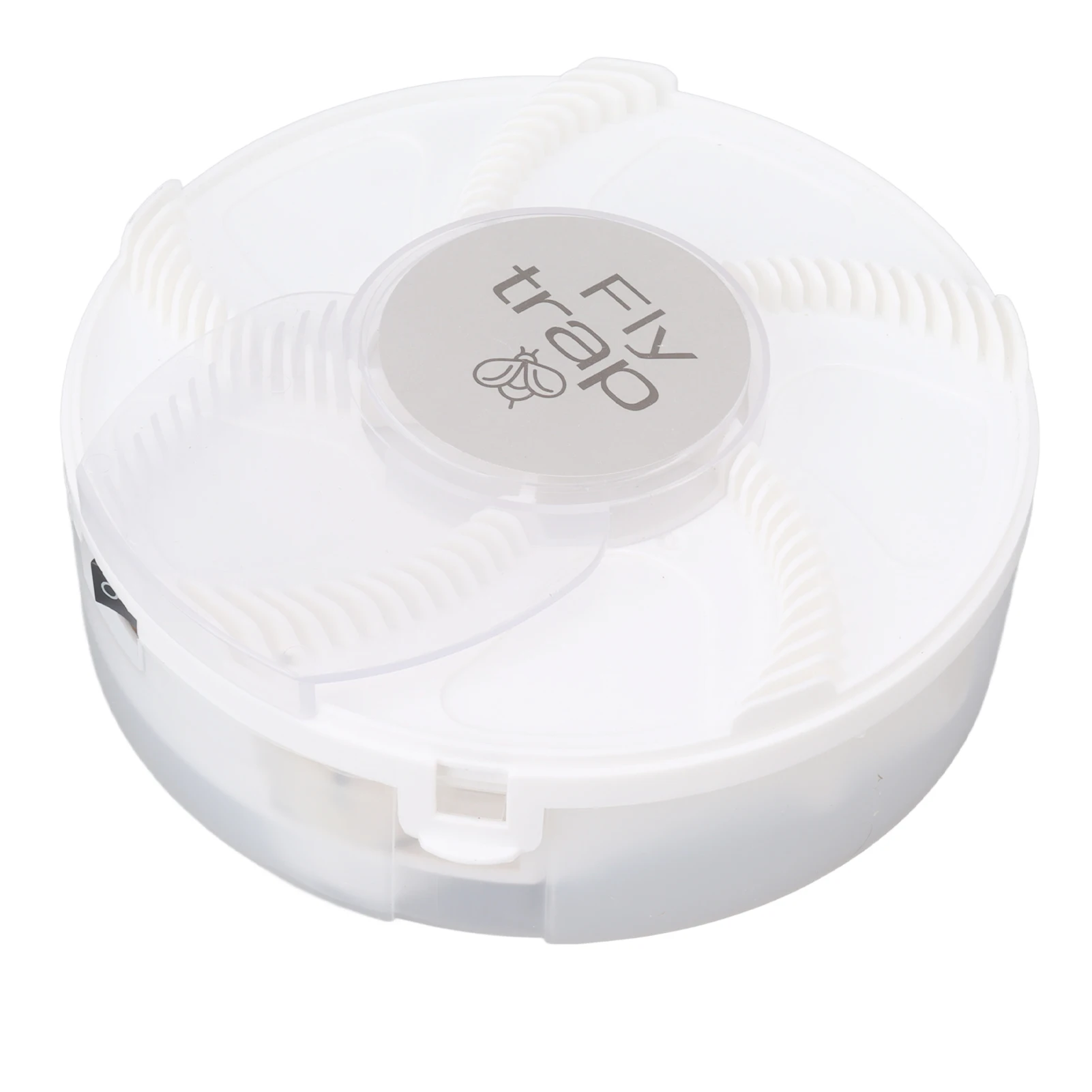 Trampa eléctrica para moscas, dispositivo de operación silenciosa eficiente, trampa para plagas, extraíble, larga espera, carga USB, giratoria de 360 ° para cocinas