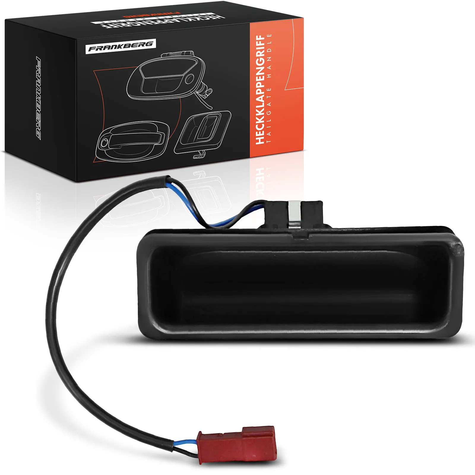 Frankenberg 1x binnendeurgreep achter voor BMW 5 Serie E39, E60 en 5 Serie Touring E61; 2.0L, 2.2L, 2.5L; 1995–2005; Onderdeelnr. 51248168035
