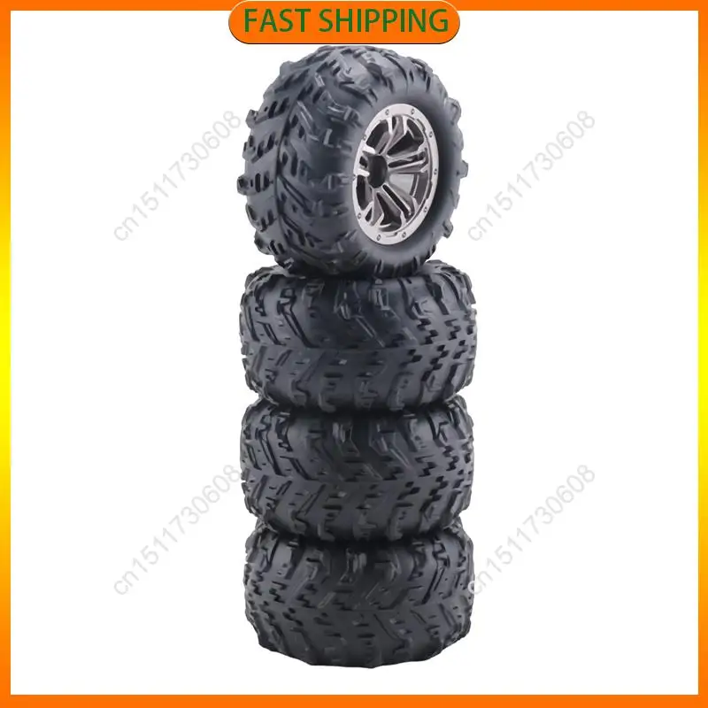 

Купите сейчас, 4 шт., 80 мм, шины для колес для Xinlehong Q901 Q902 Q903 9130 9136 9137 9138 Hosim 1/16, детали для обновления радиоуправляемого автомобиля, 1