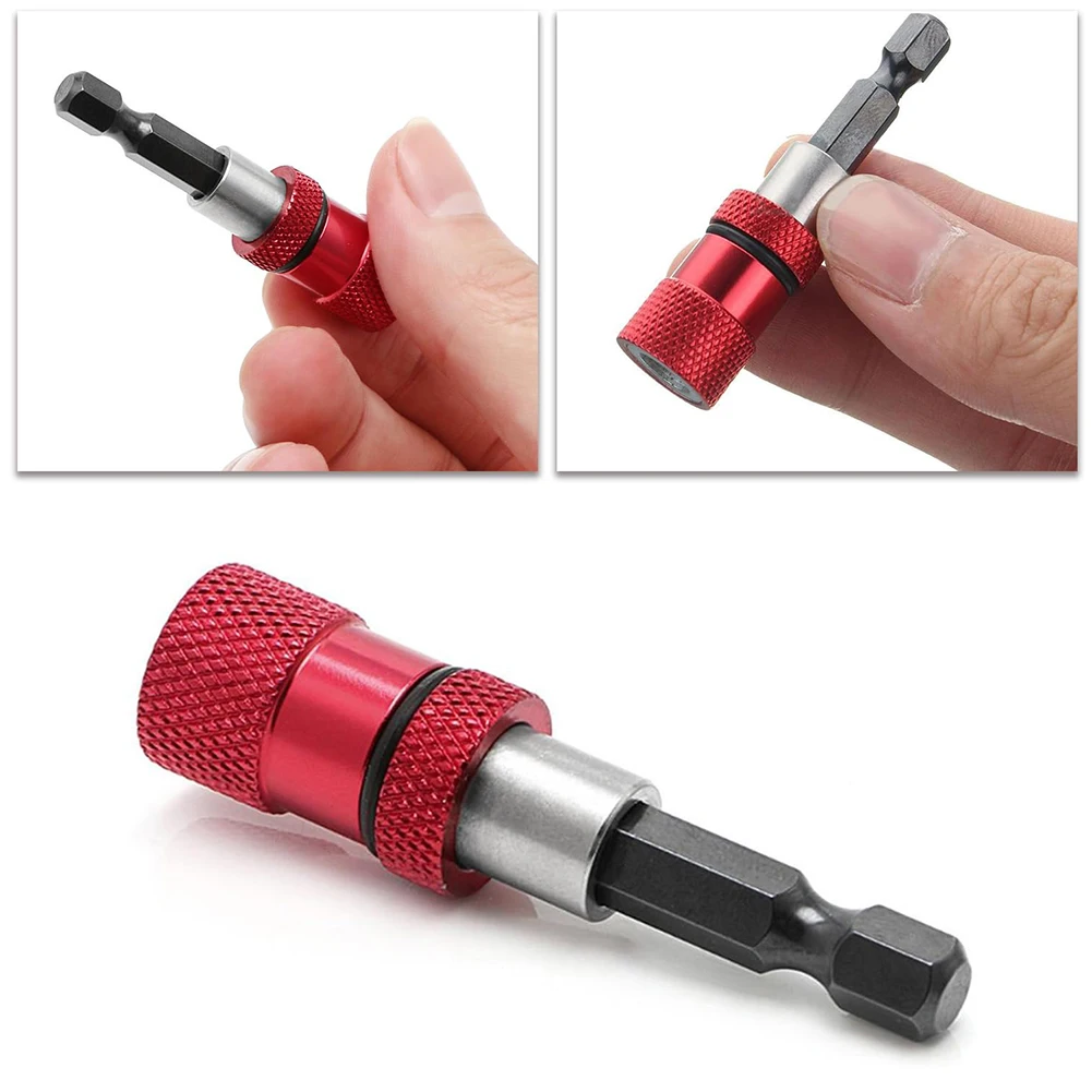 3pcs Magnetic Bit Holder Set Hex Shank Screwdriver Holder Drywall Bit Drywall Screwdriver Head Connecting Rod