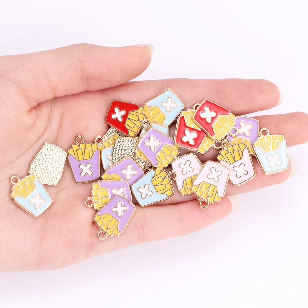 20 Stuks 10*19mm Legering Emaille Druipende Rode Wijnglas Hanger Party Fashion Charms voor Sieraden Maken DIY ketting Oorbellen Geschenken